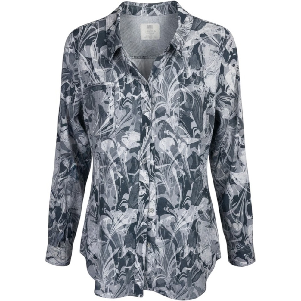Reel Legend‎ Long Sleeve Button Down Shirt Womens Size XL